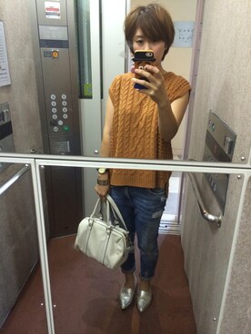 うむ☺︎さん（レディース・158cm）の秋コーディネート