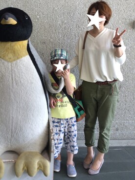 うむ☺︎さん（レディース・158cm）の秋コーディネート