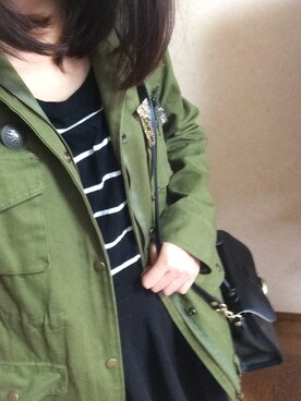 「M.deux（エムドゥ）のアイテム（バッグ）」を使った、ろろさん（レディース・160cm）の秋コーディネート