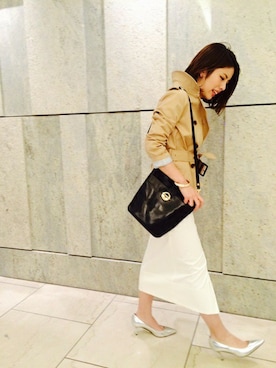 「Noble（ノーブル）のアイテム（ジャケット/アウター）」を使った、yuriさん（レディース・156cm）の冬コーディネート