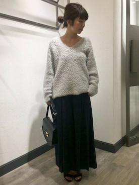 「Noble（ノーブル）のアイテム（その他パンツ）」を使った、yuriさん（レディース・156cm）の秋コーディネート