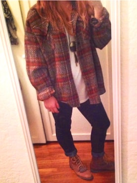 「fall style」｜「アイテム（その他アウター）」を使った、Shut_Up_Samさん（レディース・160cm）の秋コーディネート