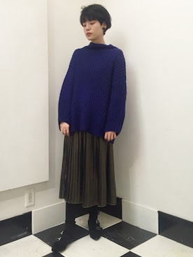 「caph（カーフ）のアイテム」を使った、えぐちさん（レディース・162cm）の秋コーディネート