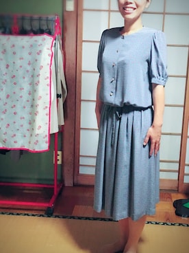 「30年前のお洋服」｜かなりーにょさん（レディース・161cm）の秋コーディネート
