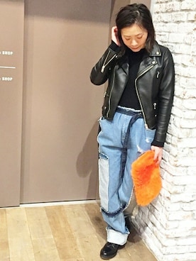 「JOURNAL STANDARD（ジャーナルスタンダード）のアイテム（ブルゾン）」を使った、M.Kさん（レディース・161cm）の冬コーディネート