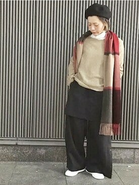 M.Kさん（レディース・161cm）の冬コーディネート