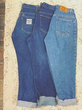 「HUG（ハグ）のアイテム（パンツ）」を使った、okuraさん（レディース・160cm）の春コーディネート