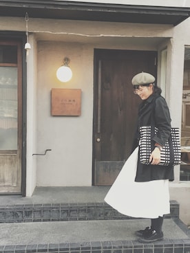 「Johanna Gullichsen」｜「アイテム（ジャケット/アウター）」を使った、suiさん（レディース・167cm）の冬コーディネート