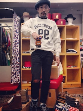 「MACKDADDY（マックダディー）のアイテム」を使った、nmfn1313さん（メンズ・172cm）の冬コーディネート