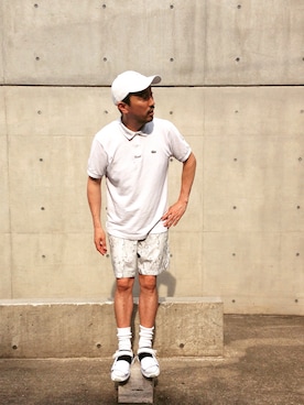 「MACKDADDY（マックダディー）のアイテム（その他パンツ）」を使った、nmfn1313さん（メンズ・172cm）の春コーディネート