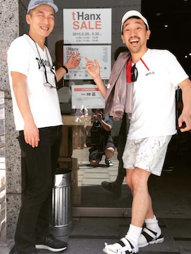 「MACKDADDY（マックダディー）のアイテム（その他パンツ）」を使った、nmfn1313さん（メンズ・172cm）の春コーディネート