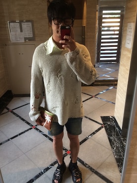 「DSQUARED2（ディースクエアード）のアイテム（その他パンツ）」を使った、Masaさん（メンズ・176cm）の春コーディネート