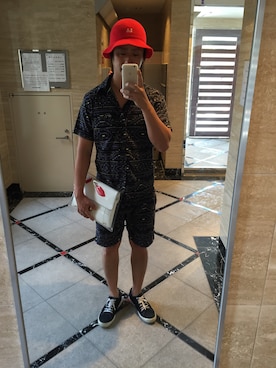 「MARC JACOBS（マークジェイコブス）のアイテム（シューズ）」を使った、Masaさん（メンズ・176cm）の春コーディネート