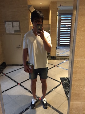「DSQUARED2（ディースクエアード）のアイテム（その他パンツ）」を使った、Masaさん（メンズ・176cm）の夏コーディネート
