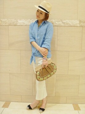 西澤さん（レディース・159cm）の春コーディネート