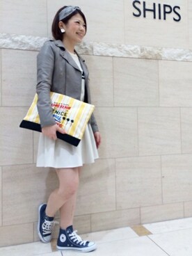 西澤さん（レディース・159cm）の冬コーディネート