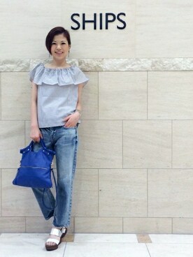 西澤さん（レディース・159cm）の夏コーディネート