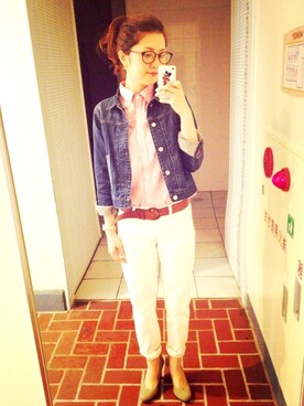 yonさん（レディース・160cm）の春コーディネート