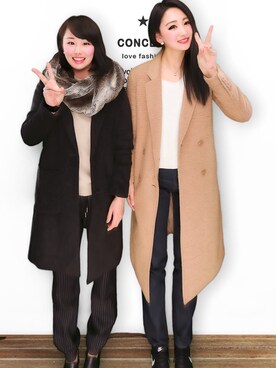 「murua」｜meeeiiさん（レディース・171cm）の冬コーディネート