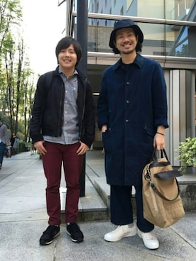 「le coq sportif」｜「アイテム（ジャケット/アウター）」を使った、Ryo Kimuraさん（メンズ・160cm）の春コーディネート