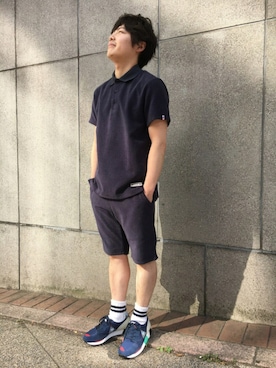 「アイテム（レッグウェア）」を使った、Ryo Kimuraさん（メンズ・161cm）の夏コーディネート