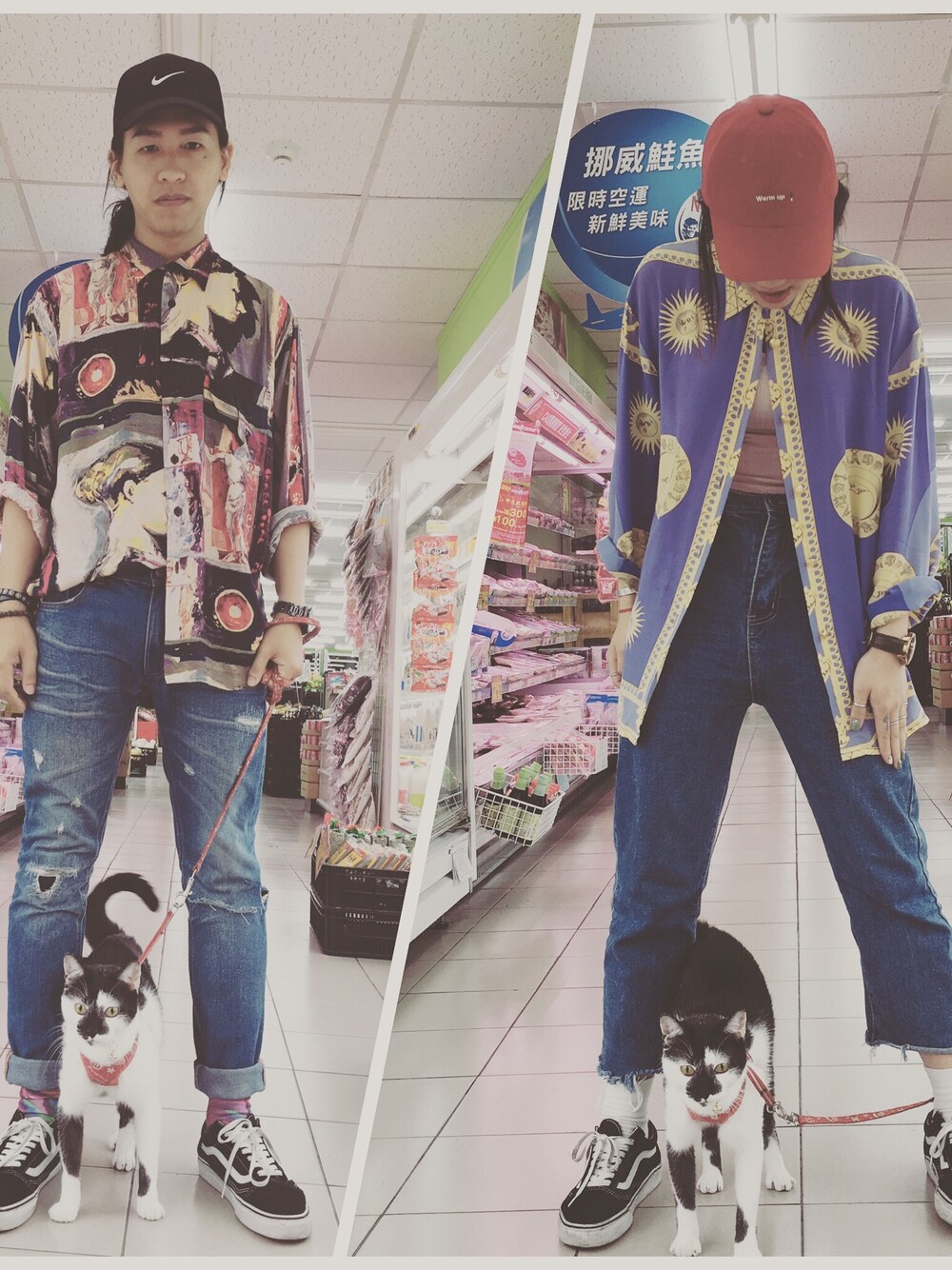 「ootd」｜「NIKEのアイテム（帽子、ブラック系）」を使った、蔡阿翰さん（メンズ・175cm）の夏コーディネートの1枚目の写真