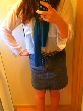 りさちゃそさん（レディース・156cm）の春コーディネート