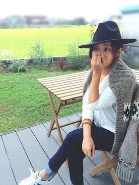 「カウチン」｜サマタンさん（レディース・153cm）の秋コーディネート