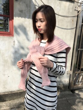 「newarrival」｜「アイテム（ジャージ）」を使った、Viさん（レディース・167cm）の秋コーディネート