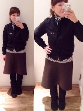 memeさん(レディース・157cm)の冬コーディネート
