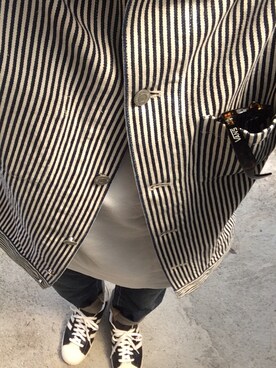 「SAINT JAMES（セントジェームス）のアイテム」を使った、 T.Tさん（メンズ・169cm）の秋コーディネート