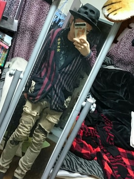 「ARMED（アームド）のアイテム」を使った、ハゲドクロ＠けんさん（メンズ・161cm）の夏コーディネート