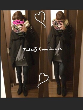 tmifkさん（レディース・163cm）の冬コーディネート