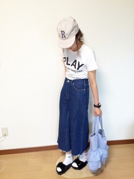 「Factor=（ファクターイコール）のアイテム（レッグウェア）」を使った、CHiiiさん（レディース・163cm）の春コーディネート