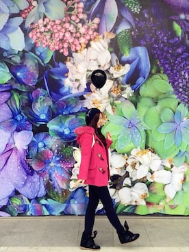 「ISABEL MARANT（イザベルマラン）のアイテム（ブーティ）」を使った、松塔sotaさん（レディース・158cm）の冬コーディネート