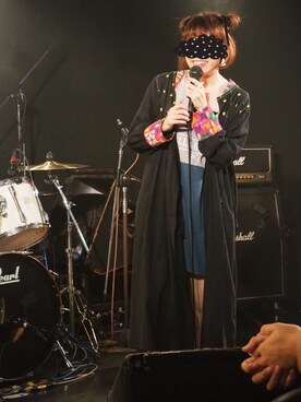 「MALAIKA（マライカ）のアイテム（ワンピース、ブラック系）」を使った、satiさん（レディース・159cm）の秋コーディネート