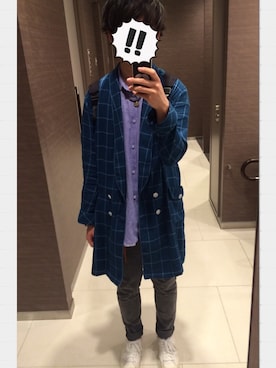 「TROVE（トローヴ）のアイテム（その他アウター）」を使った、コムキさん（メンズ・176cm）の春コーディネート