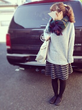 y + aさん（レディース・160cm）の冬コーディネート