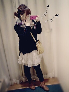 y + aさん（レディース・160cm）の冬コーディネート