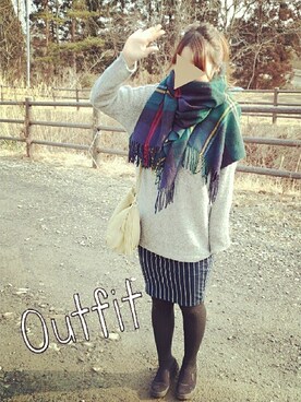 y + aさん(レディース・160cm)の冬コーディネート