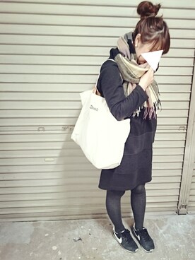 y + aさん（レディース・160cm）の冬コーディネート