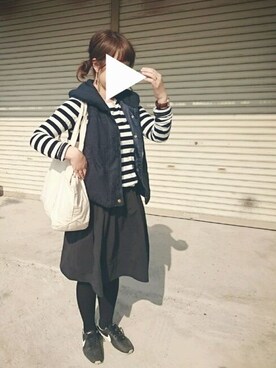 y + aさん（レディース・160cm）の春コーディネート