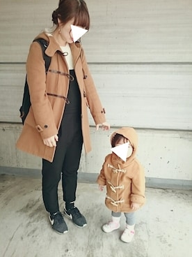 「寒い」｜「アイテム（サロペット/オーバーオール）」を使った、y + aさん（レディース・160cm）の春コーディネート