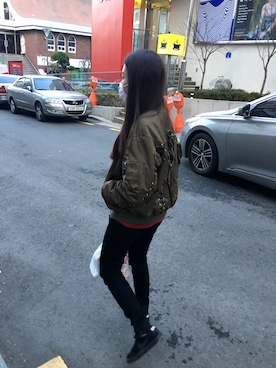 「EVISU（エヴィス）のアイテム（その他パンツ）」を使った、xix93さん（レディース・156cm）の春コーディネート