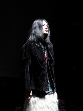 「Yohji Yamamoto（ヨウジヤマモト）のアイテム（その他）」を使った、樫山瑠稀さん（メンズ・180cm）の秋コーディネート