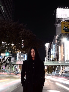「Alexander McQueen（アレキサンダーマックイーン）のアイテム（ジャケット/アウター）」を使った、樫山瑠稀さん（メンズ・180cm）の秋コーディネート