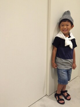 yuuutaaaさん（キッズ・100cm）の夏コーディネート