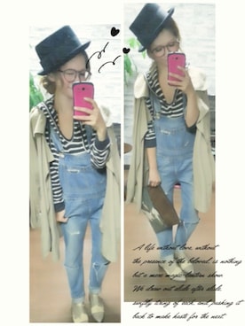 SHIORI HIRAI◡̈さん（レディース・153cm）の秋コーディネート