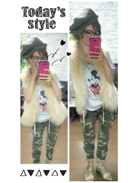 SHIORI HIRAI◡̈さん（レディース・153cm）の秋コーディネート