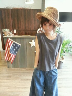 SHIORI HIRAI◡̈さん(レディース・153cm)の夏コーディネート